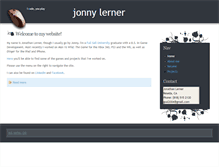 Tablet Screenshot of jonnylerner.com